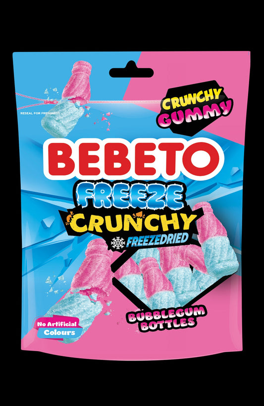 Bebeto Freeze Dried Bubblegum Bottles 35g