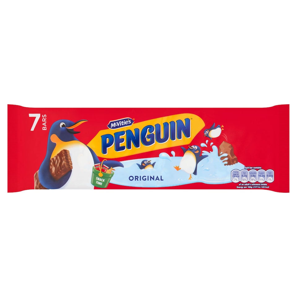 Mcvitie's Penguin Original Biscuit 7 Pack