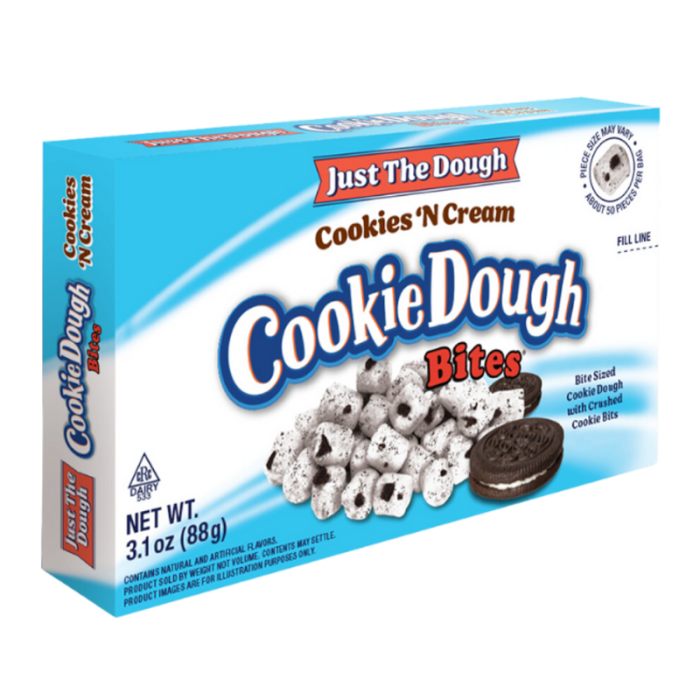 Cookie Dough Bites Just the Dough Cookies n Cream 88g 忌廉曲奇麵糰粒粒