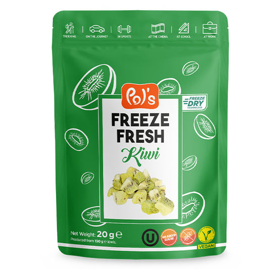 Pol's Freeze Dried Kiwi Crisps 20g