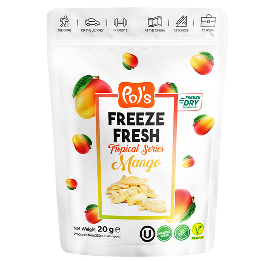 Pol's Freeze Dried Mango Crisps 20g