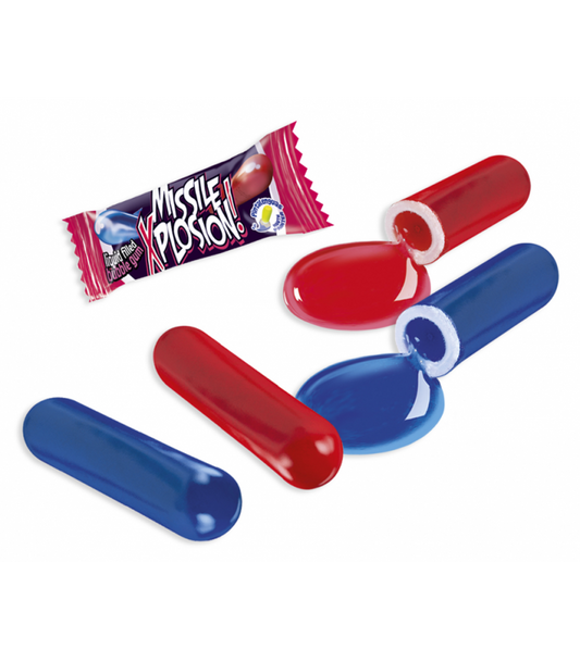 Fini Missile Xplosion Bubblegum 1pc 流心子彈舌頭變色吹波糖