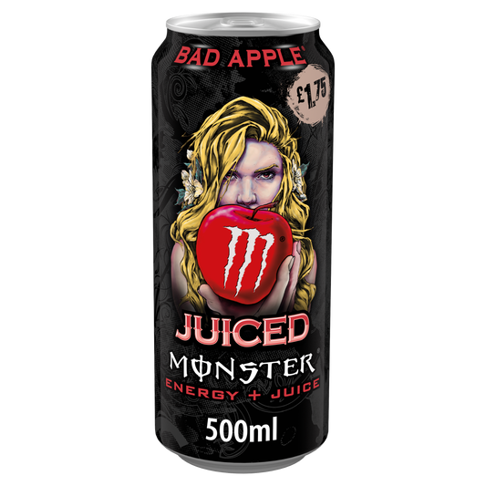 Monster Energy Bad Apple 500ml (UK Version) 魔爪誘惑蘋果能量飲品(英國增量版)