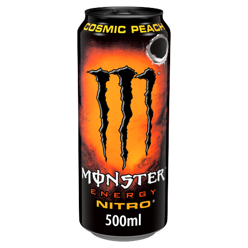 Monster Energy Cosmic Peach Nitro 500ml (UK Version) 魔爪絲滑氮化蜜桃能量飲品(英國增量版)