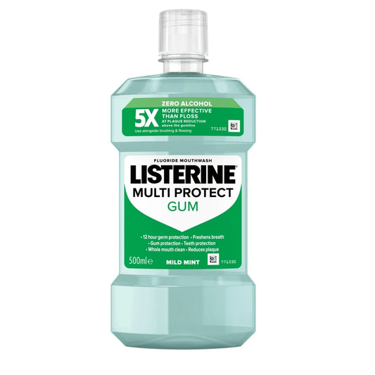Listerine Multi Protect Gum Fluoride Mouthwash 500ml