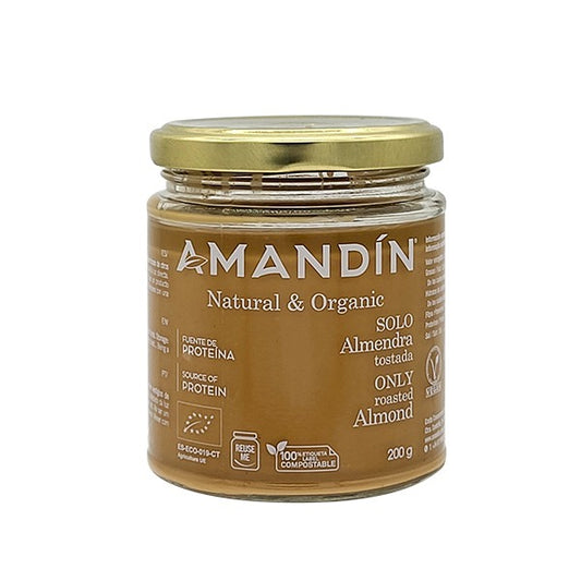 Amandin 100% Roasted Organic Almond Butter 200g 有機百分百烤杏仁醬