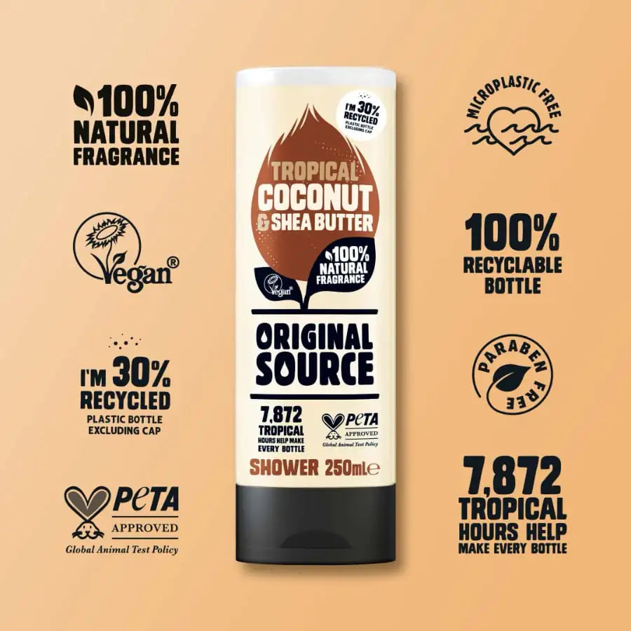 Original Source Tropical Coconut & Shea Butter Shower Gel 250ml