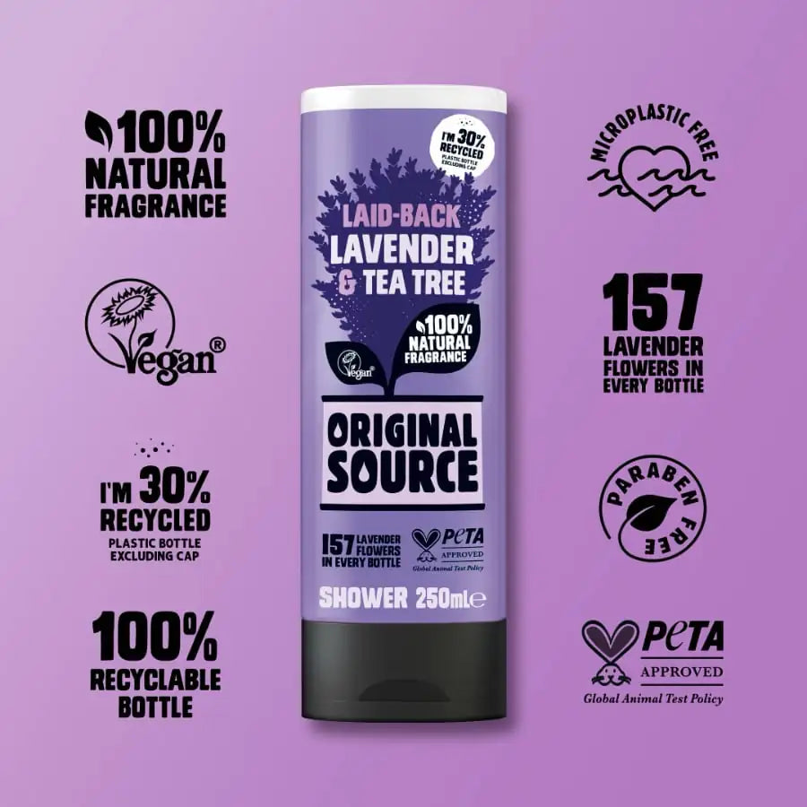 Original Source Laid-Back Lavender & Tea Tree Shower Gel 250ml