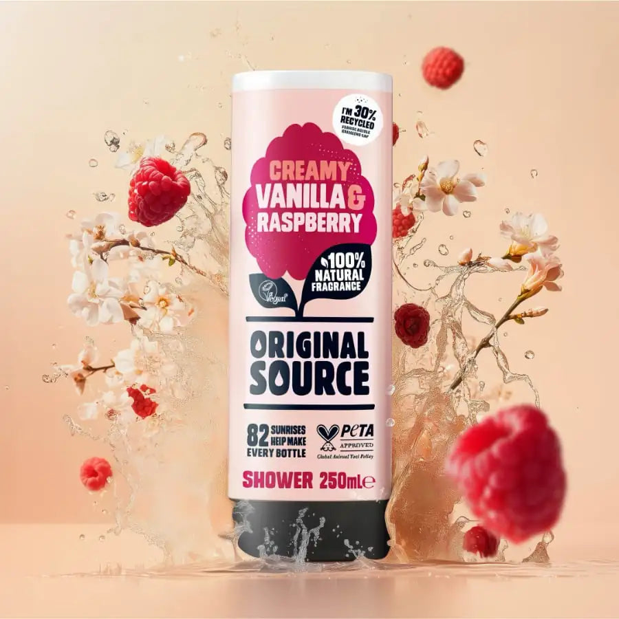 Original Source Creamy Vanilla & Raspberry Shower Gel 250ml