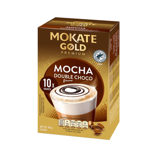 Mokate Gold Double Chocolate Mocha 10s 特濃朱古力摩卡咖啡(10包裝)