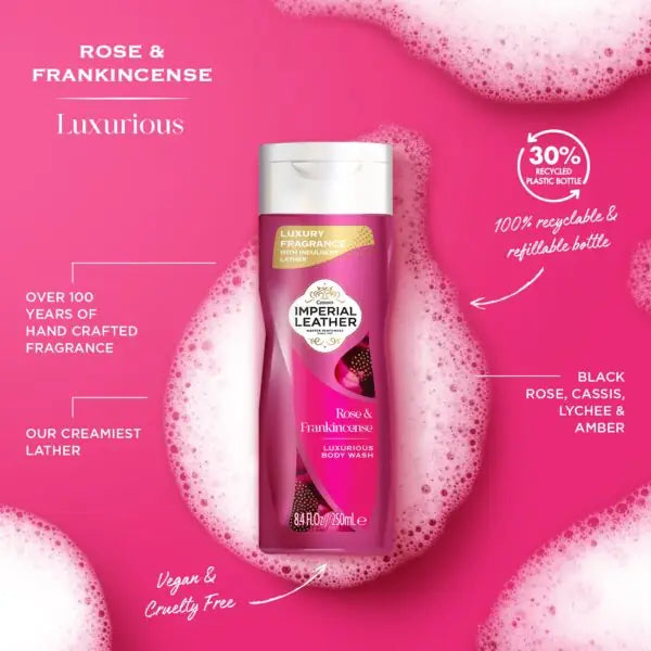 Imperial Leather Rose & Frankincense Luxurious Body Wash 250ml