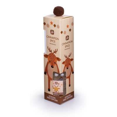 Pan Aroma Pom Pom Reindeer Reed Diffuser (Cinnamon Spice) 100ml 聖誕麋鹿香薰(玉桂味)含藤枝