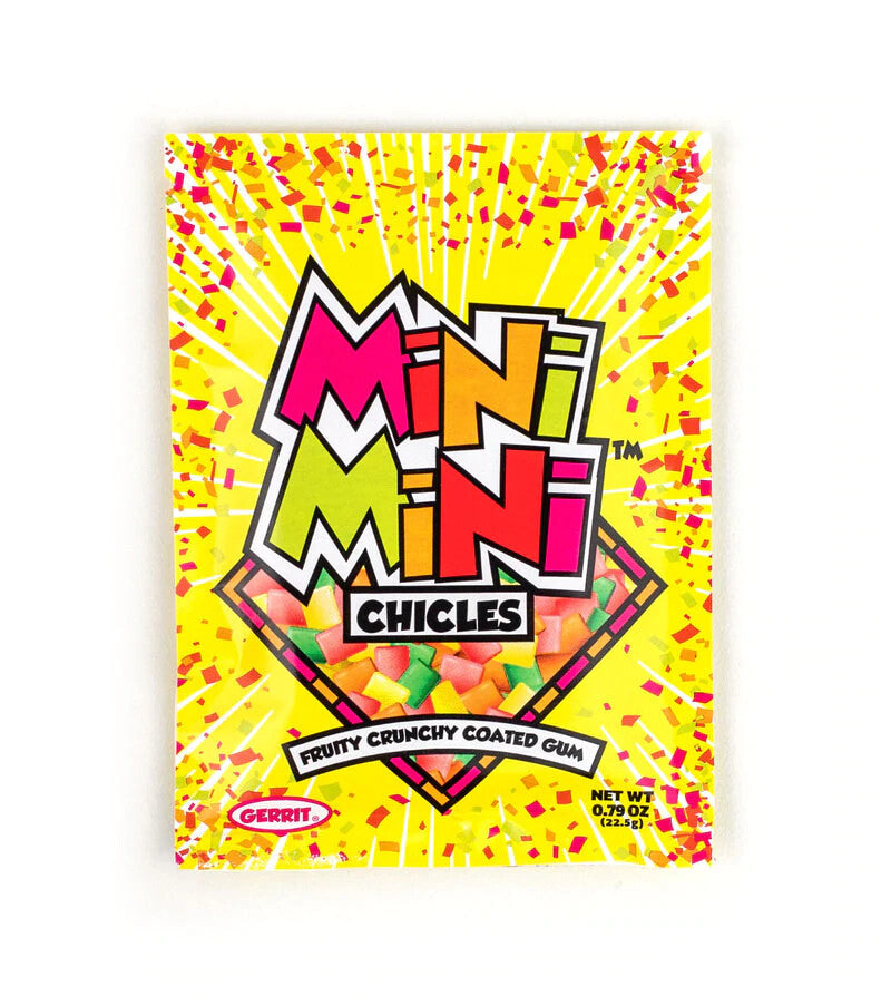 Mini Mini Chicles Bubblegum 22g 迷你脆皮水果味吹波膠