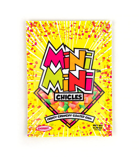 Mini Mini Chicles Bubblegum 22g 迷你脆皮水果味吹波膠