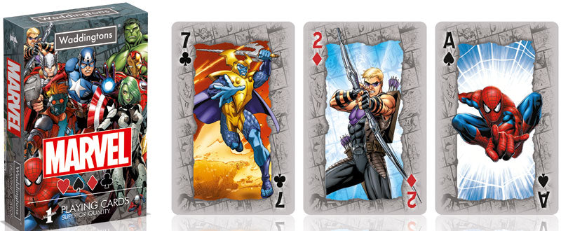 Waddingtons Playing Cards Marvel Universe