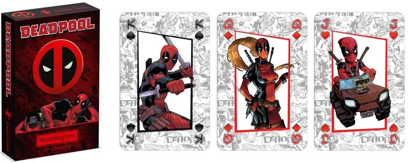 Waddingtons Playing Cards Deadpool