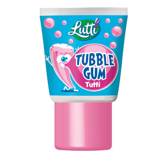 Lutti Tubble Gum 35g 牙膏狀吹波糖