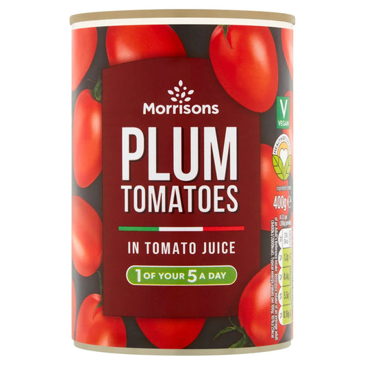 Morrisons Plum Tomatoes 400g