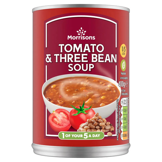 Morrisons Tomato & 3 Bean Soup 400g