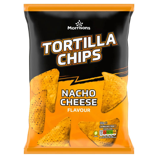 Morrisons Tortillas Nacho Cheese 180g 芝士味粟米脆片