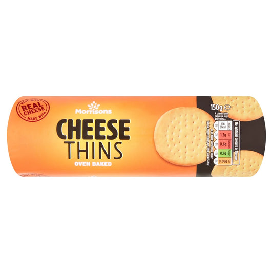 Morrisons Cheese Thins 150g 真芝士餅