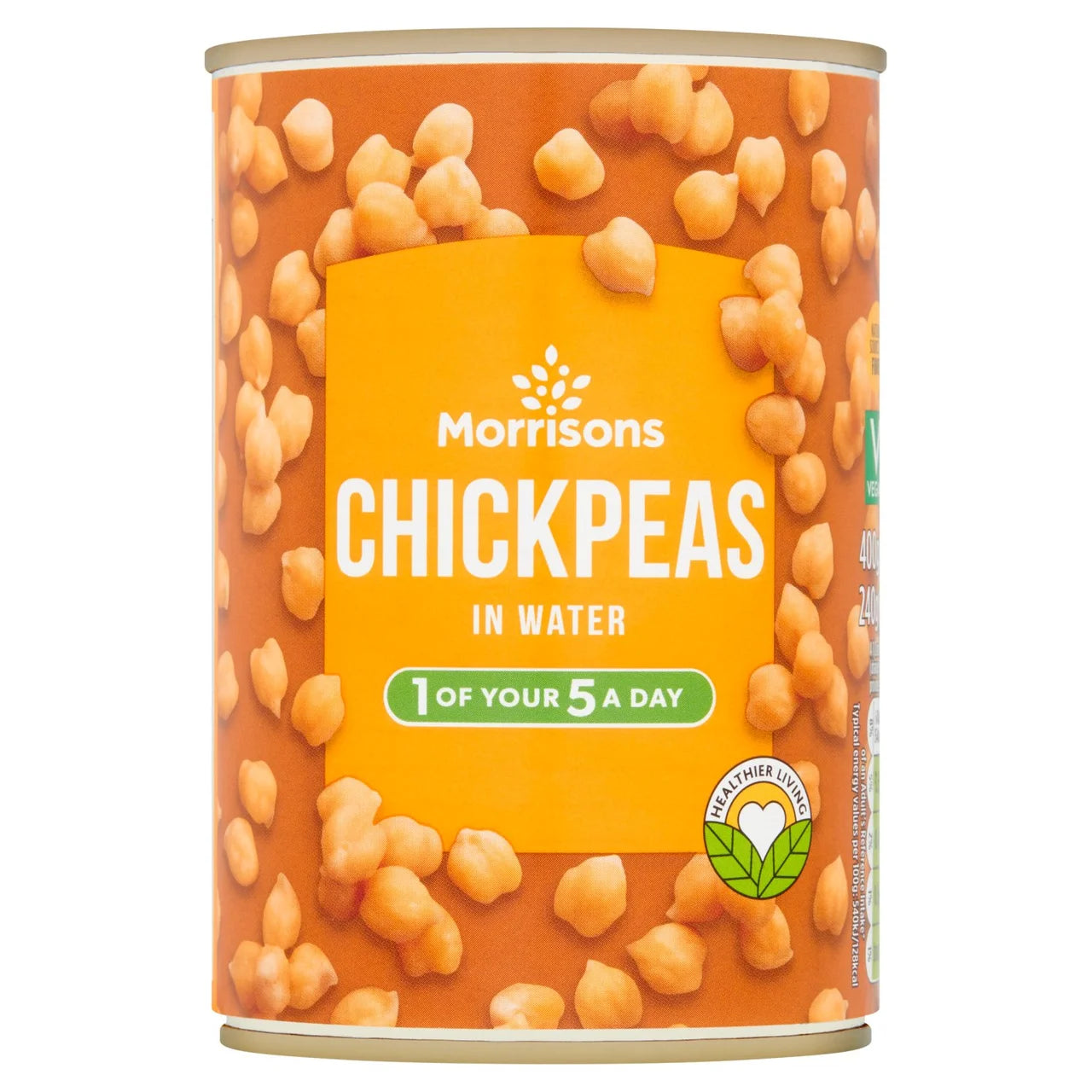 Morrisons Chickpeas In Water 400g 清水浸鷹嘴豆