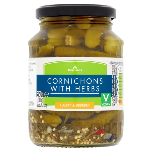 Morrisons Cornichons with Herbs 350g 香料酸瓜