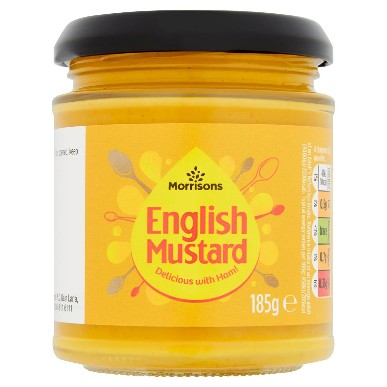 Morrisons English Mustard 185g 英式芥末