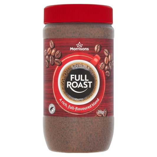 Morrisons Full Roast Coffee Granules 200g 深度烘焙醇香即溶咖啡
