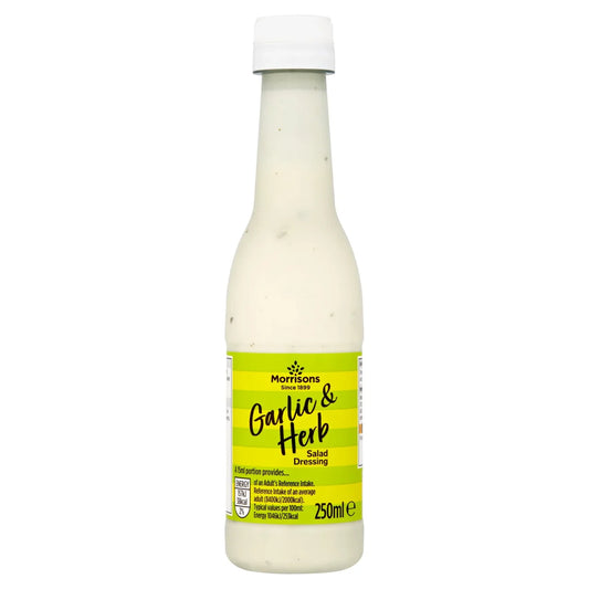 Morrisons Garlic & Herb Dressing 260ml 蒜蓉香料醬