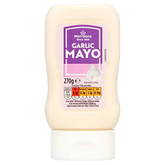 Morrisons Garlic Mayo 270g 蒜香蛋黃醬