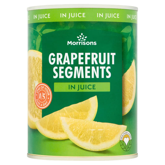 Morrisons Grapefruit Segments In Juice 540g 西柚浸果汁(無添加糖無代糖)