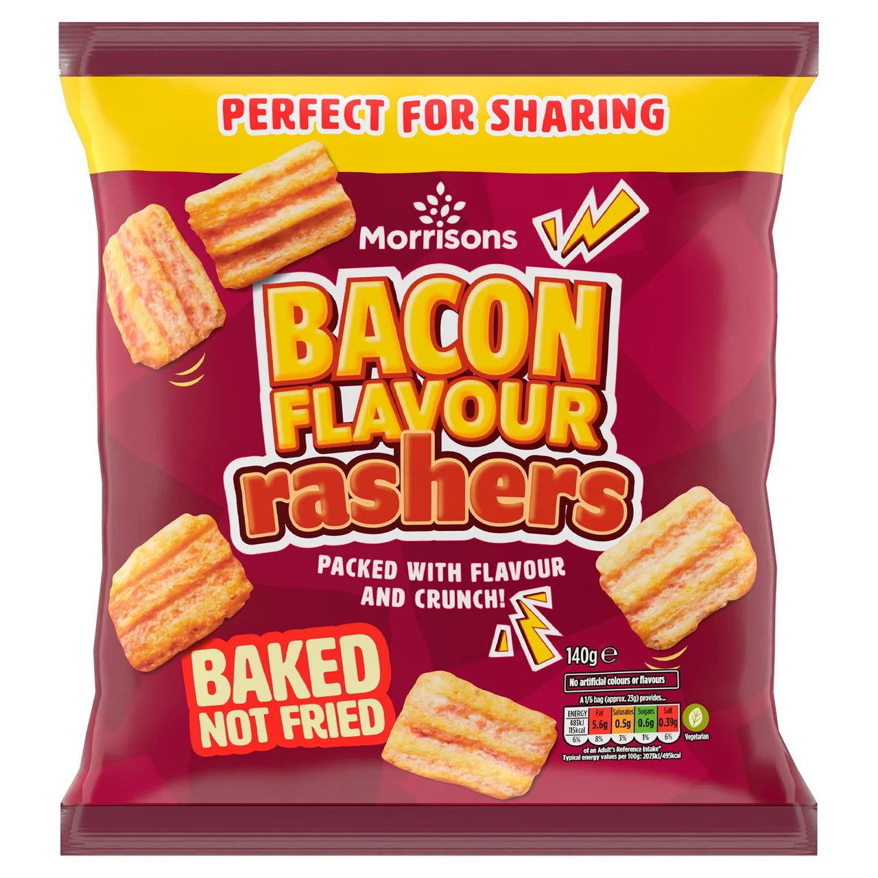 Morrisons Bacon Rashers 140g 煙肉味脆片