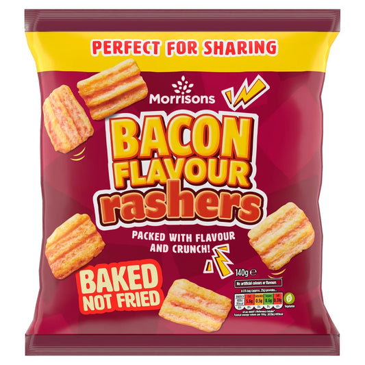 Morrisons Bacon Rashers 140g 煙肉味脆片