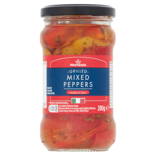Morrisons Grilled Mixed Peppers 280g 烤三色椒