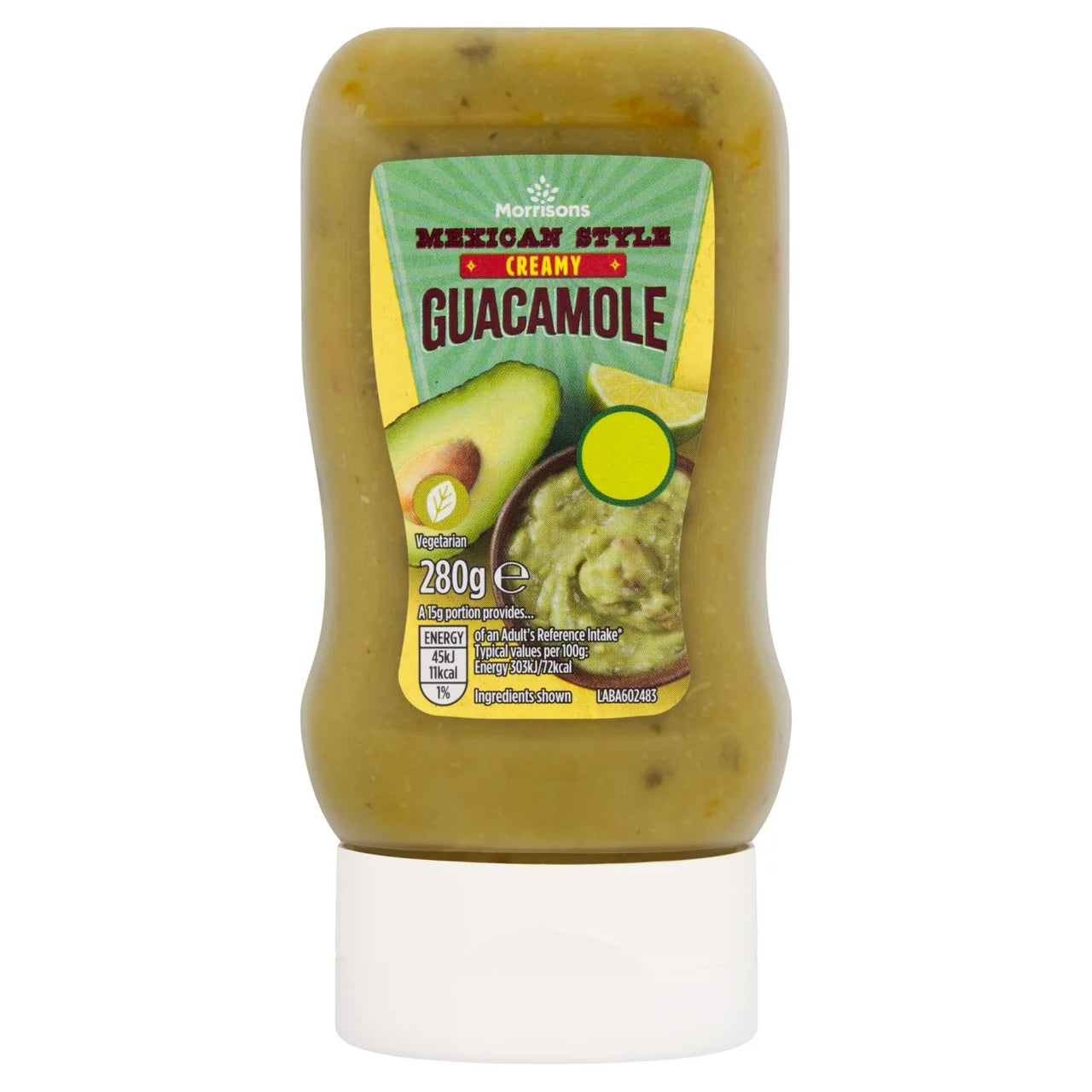 Morrisons Guacamole Sauce 280g 墨西哥牛油果醬