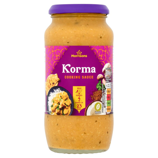 Morrisons Korma Sauce 500g 印度椰子奶油咖哩(不辣)