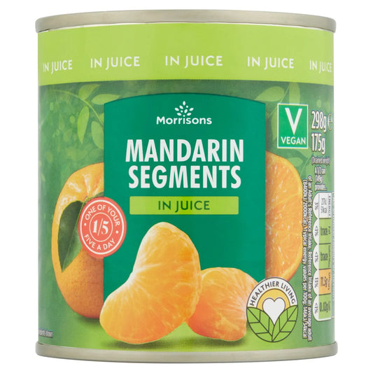 Morrisons Mandarins In Juice 298g