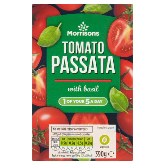 Morrisons Passata with Basil 390g