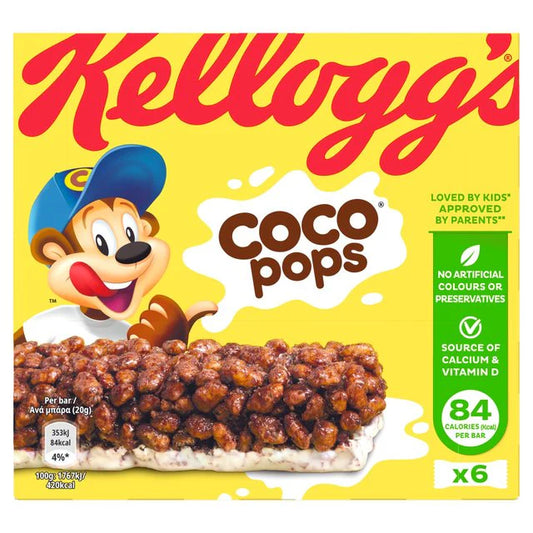 Kellogg's Coco Pops Snack Bar 6pc