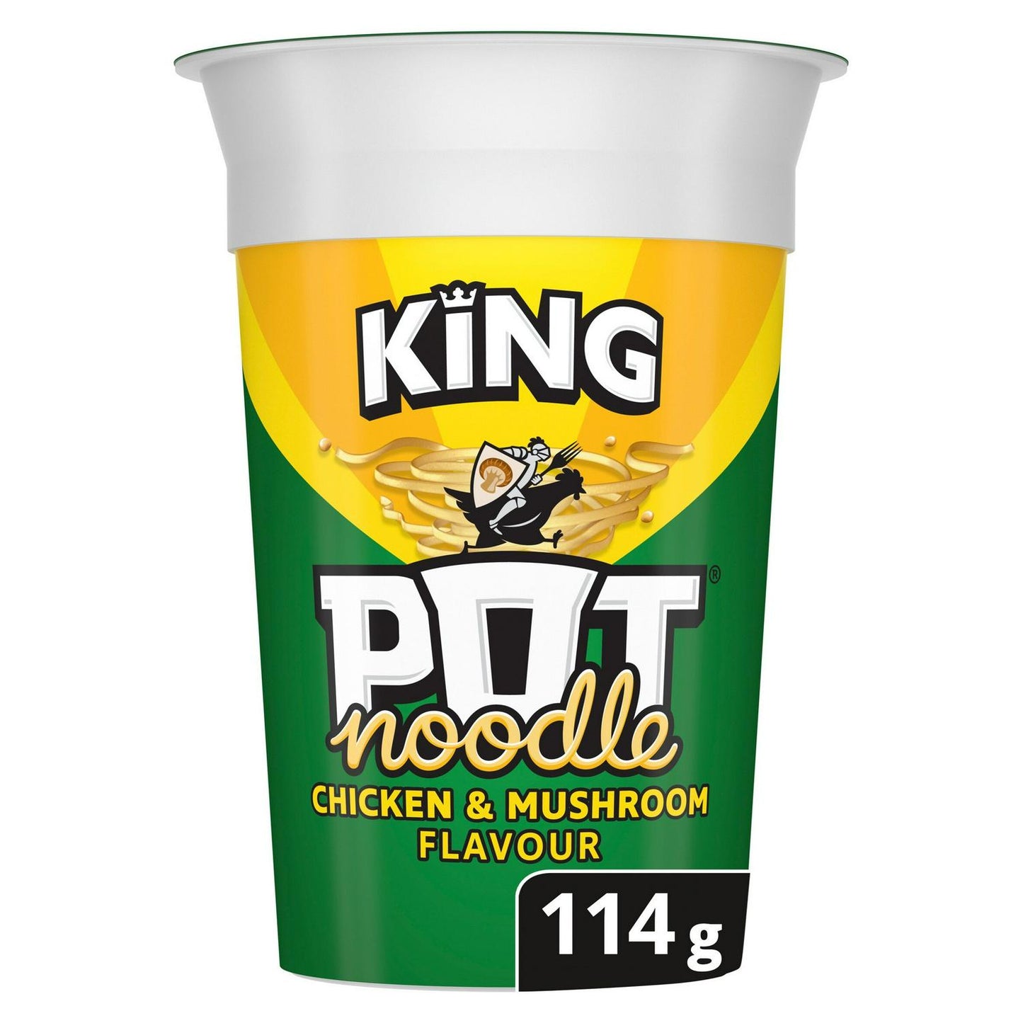 King Size Pot Noodle Chicken & Mushroom 114g 特大蘑菇雞杯麵(英國No.1杯麵)