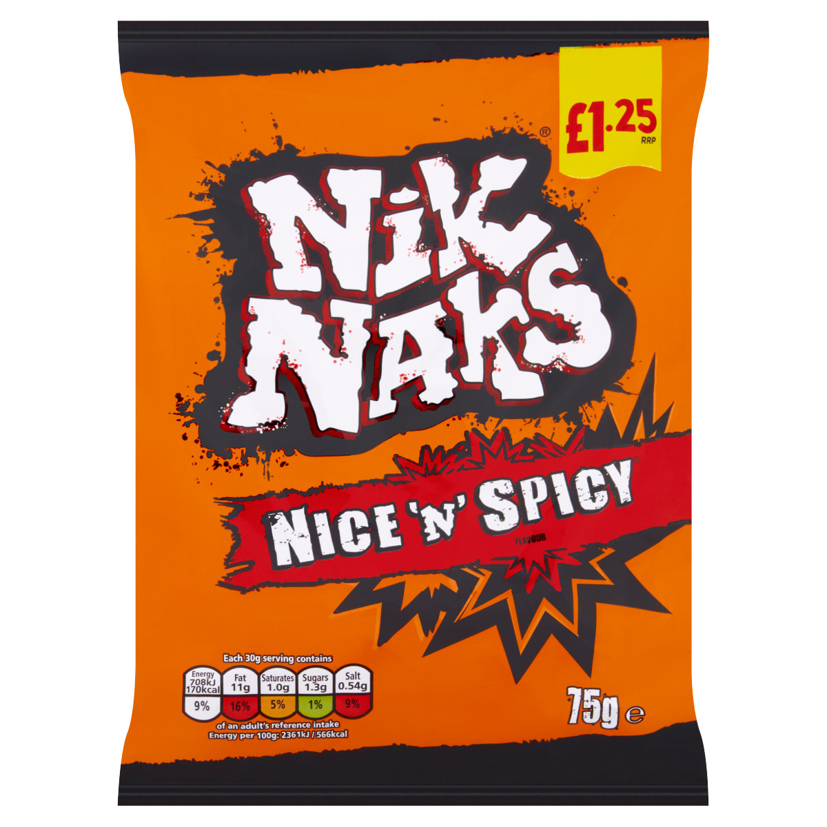 Nik Naks Nice 'N' Spicy 75g