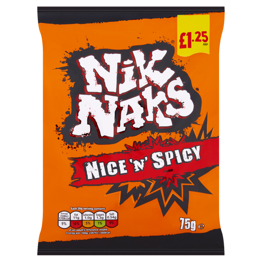 Nik Naks Nice 'N' Spicy 75g