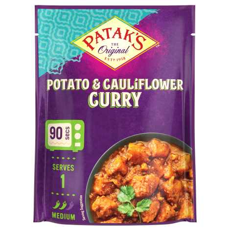 Pataks Potato & Cauliflower Curry Meal 270g