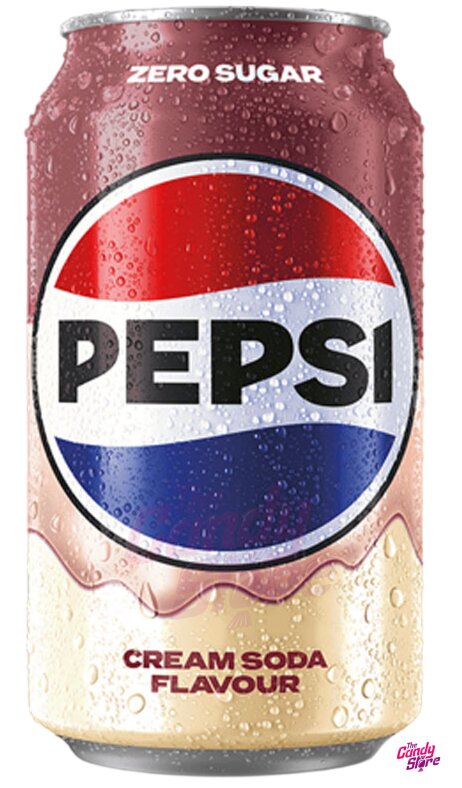 Pepsi Cola Cream Soda Sugar Free 330ml