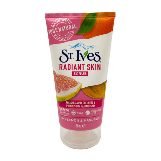 St. Ives Pink Lemon & Mandarin Radiant Skin Scrub 150ml
