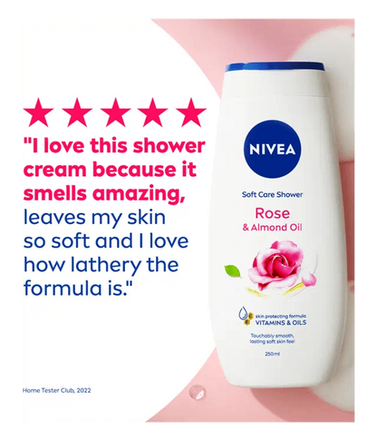 Nivea Rose & Almond Shower Cream 250ml