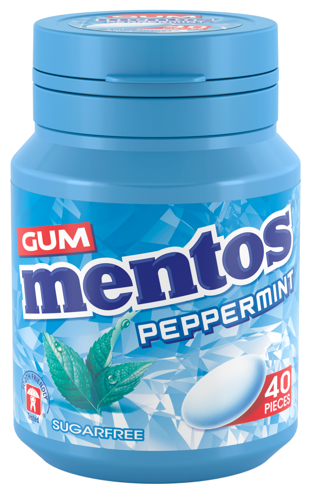 Mentos Peppermint Gum 40pc