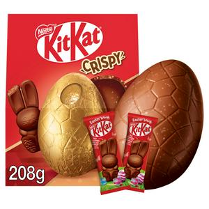 KitKat Crispy Extra Large Milk Chocolate Easter Egg 208g 脆香KitKat牛奶朱古力特大復活蛋