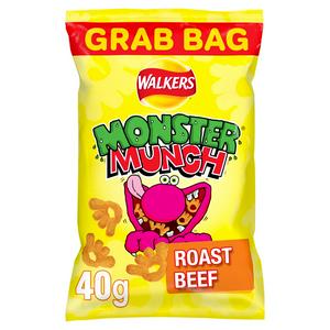 Monster Munch Roast Beef Flavour 40g